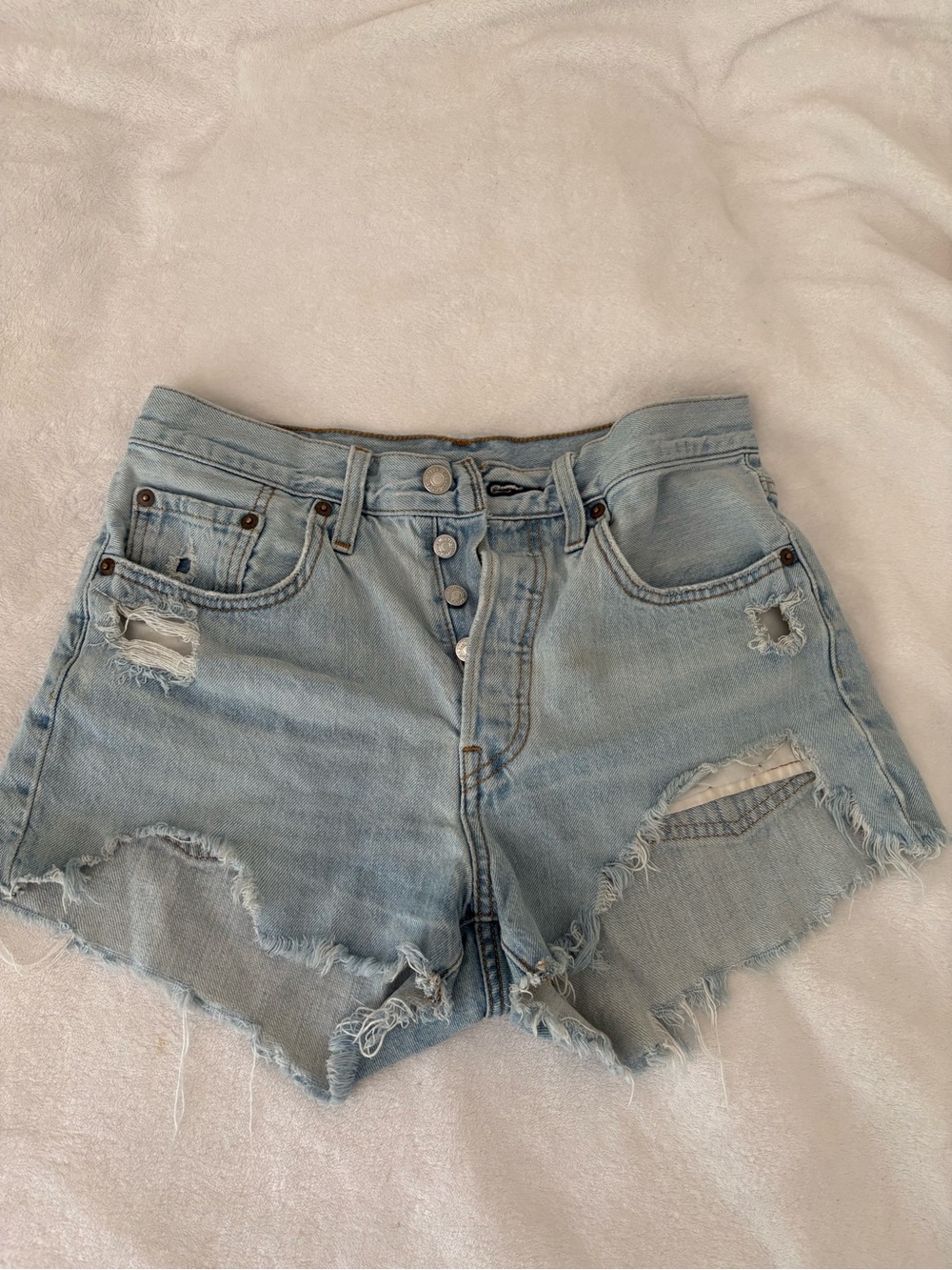 Levi’s 501 Light Wash Denim Shorts